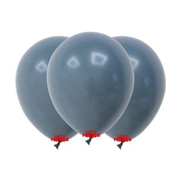 Pack Globo 12” Latex Vintage “Azul Medianoche” x25 unidades