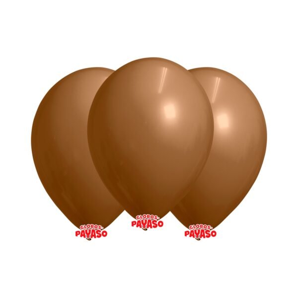 Pack Globo 12” Latex “Dulce de Leche” x25 unidades