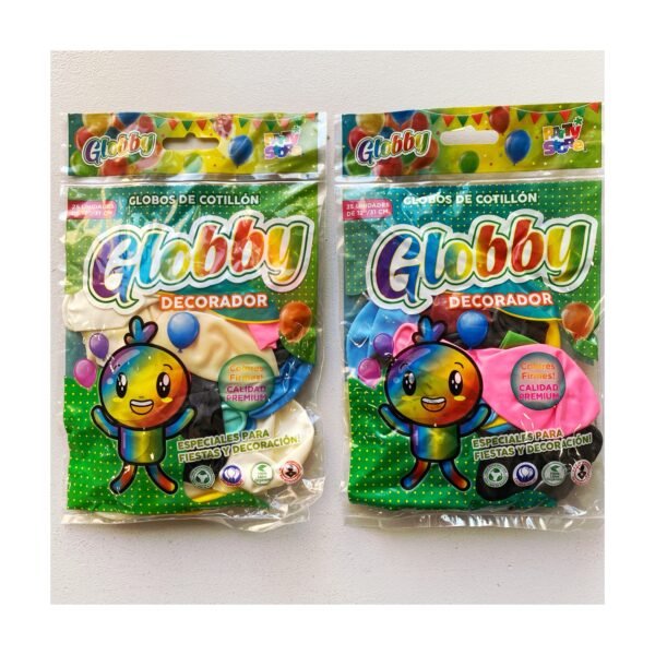 Pack Globo 12” Latex “Surtido” x25 unidades - Imagen 3