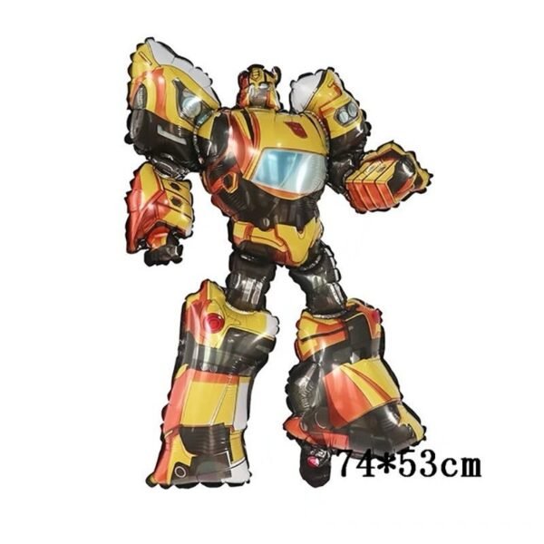 Globo forma “Transformer Amarillo” x unidad