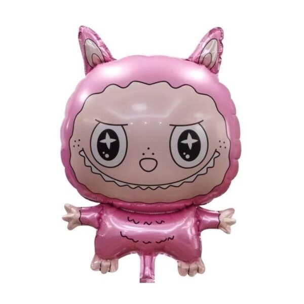 Globo forma “Labubu Rosa” x unidad