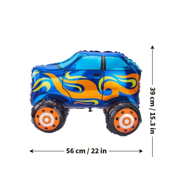 Globo forma 4D “Auto Hot Wells Rojo” x unidad - Imagen 3