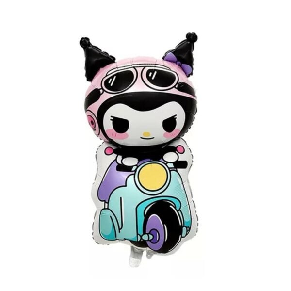Globo forma “Kuromi en la moto” x unidad