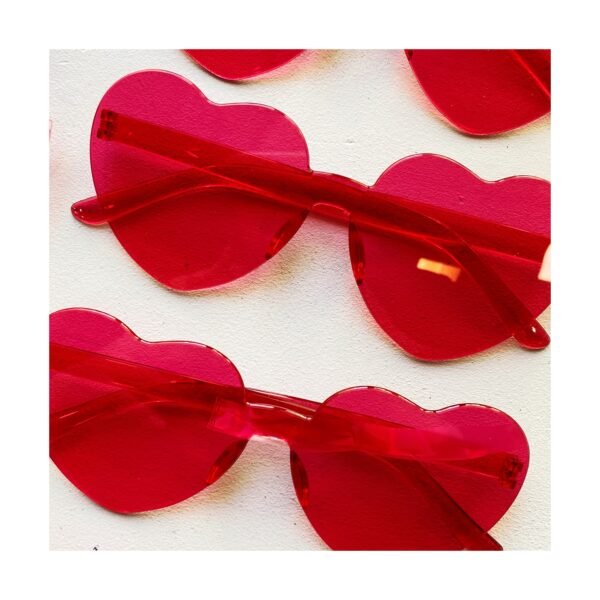 Lente de Acrílico Forma “Corazón” x unidad - Imagen 3