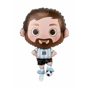 Globo forma “Messi con pelota” x unidad