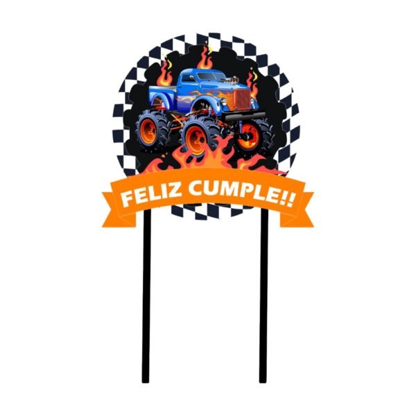 Cake Toper “Monster Truck” x unidad
