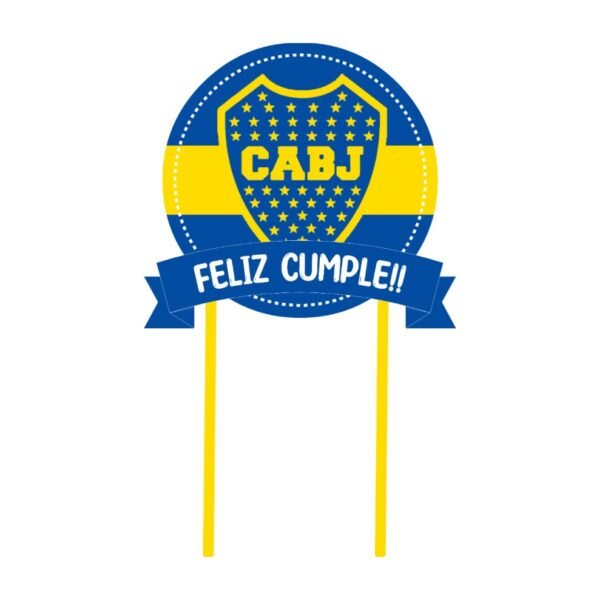 Cake Toper “Boca” x unidad