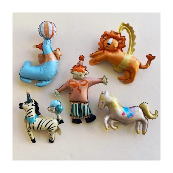 Pack combo Globo forma “Circo” x5 unidades