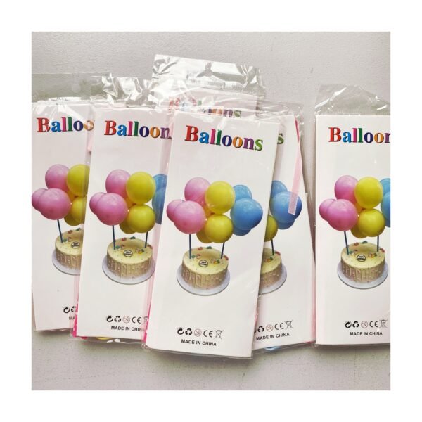 Pack Toper Cake “Globos Pastel” x unidad - Imagen 3