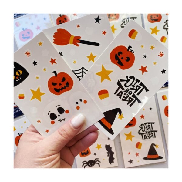 Pack “Tattoo Temporal Boo Halloween” x 10 unidades - Imagen 2