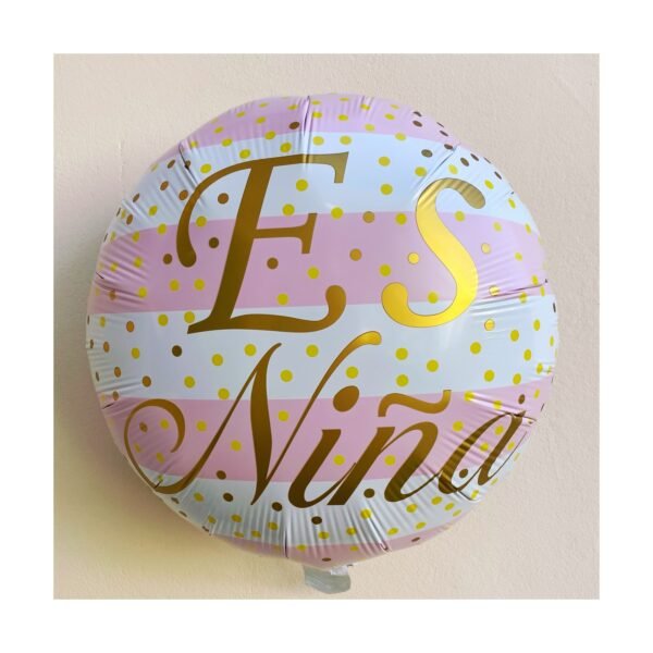 Globo forma Redondo “Es Nena” x unidad