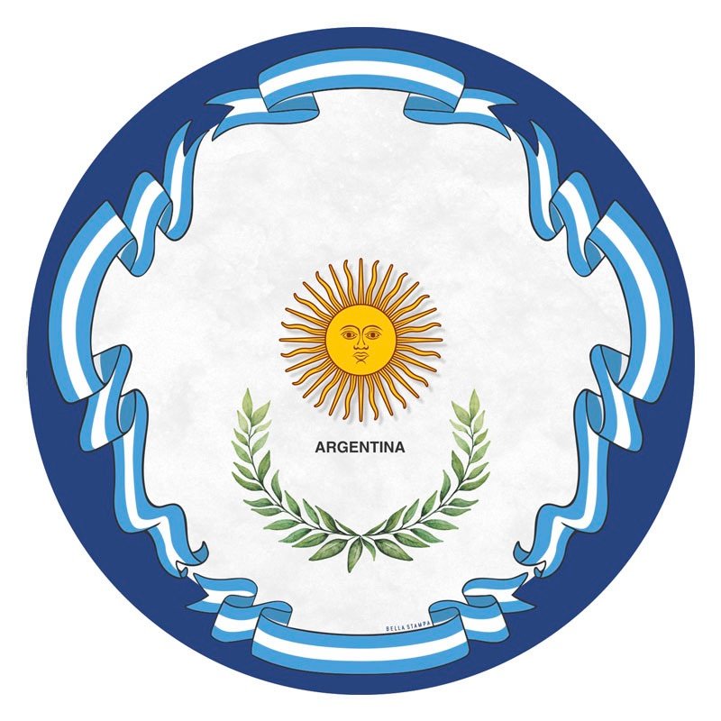 Pack Plato de Sitio "Argentina” x6 unidades