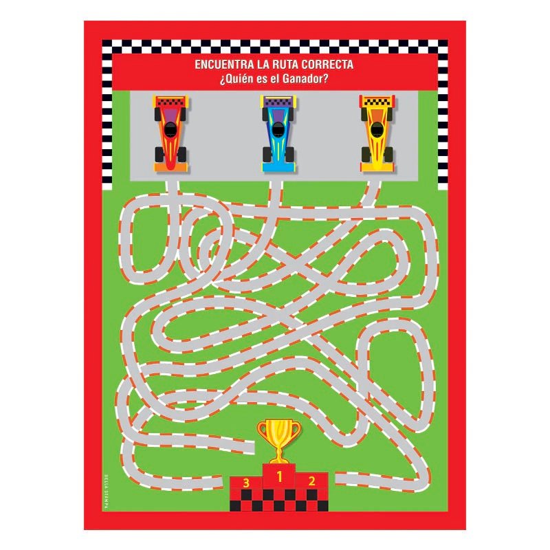 Pack Plato de Sitio "Pista de Carrera” x6 unidades