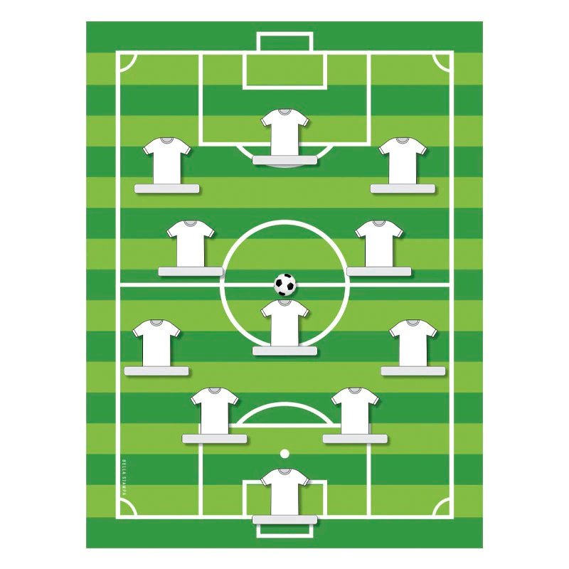 Pack Plato de Sitio "Fútbol” x6 unidades