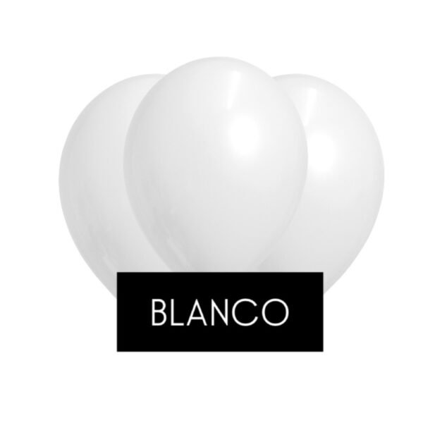 Pack Globo 12” Latex Vintage “Blanco” x25 unidades