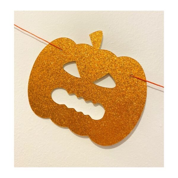 Guirnalda “Calabaza Glitter” x unidad - Imagen 2