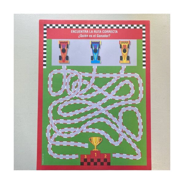 Pack Plato de Sitio "Pista de Carrera” x6 unidades