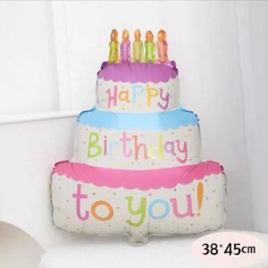 Globo Forma “Pastel de Cumpleaños” x unidad