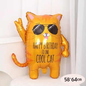 Globo Forma “Gatito Cool” x unidad