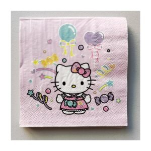 Pack Servilleta “Hello Kitty Cumpleaños” x8 unidades