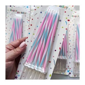 Pack Blister vela “Multicolor Candy” x6 unidades