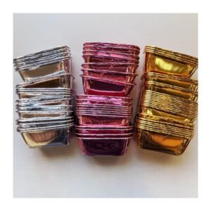 Pack de PortaCupcake “Rectangular Total Metal” x10 unidades