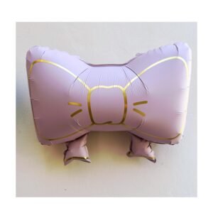 Globo forma “Moño Rosa” x unidad