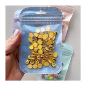 Bolsita Hermética “Celeste Tornasol” x10 unidades