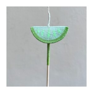 Vela forma Fruta “Lima” x5 unidades