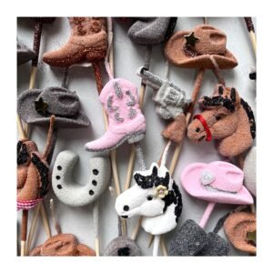 Vela forma “Set Vaquero” x5 unidades