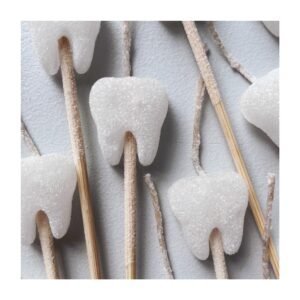 Vela forma “Muela” x5 unidades