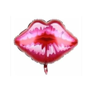 Globo forma “Beso Grande Fucsia ” x unidad