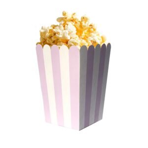 Pack “Pochoclera Linea Lila Pastel” x10 unidades