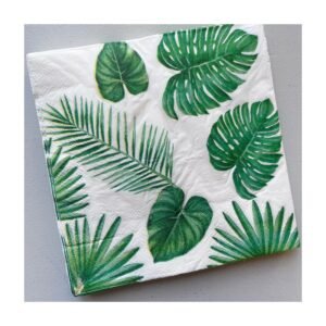 Pack Servilleta Premium “Hojas Verdes” x20 unidades
