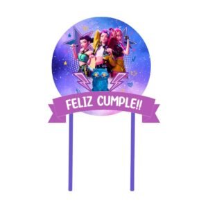 Cake Toper “Guerreras K-Pop” x unidad