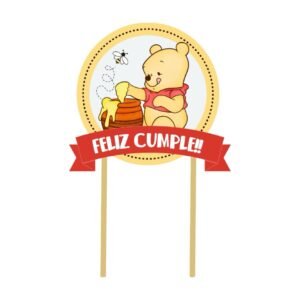 Cake Toper “Winnie Pooh” x unidad