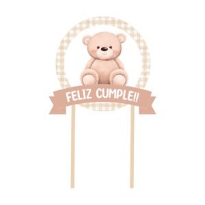 Cake Toper “Osito” x unidad