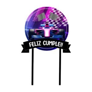 Cake Toper “Fórmula 1” x unidad