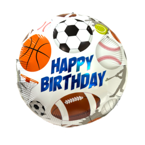 Globo Redondo “Deportes Happy Birthday” x unidad