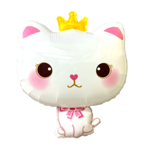 Globo forma “Gatita Cuerpo con Coronita” x  unidad