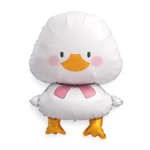 Globo forma “Patito Blanco” x unidad