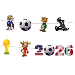 Guirnalda “Mascota Mundial 2026” x unidad