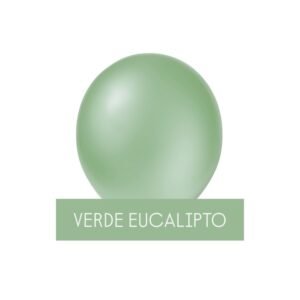Pack Globo 12” Latex “Verde Eucalipto” x25 unidades