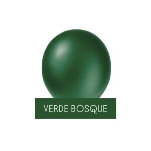 Pack Globo 12” Latex “Verde Bosque” x25 unidades