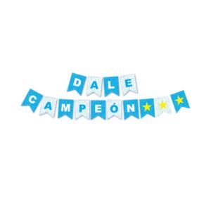 Banderin "Dale Campeón Estrella" x unidad