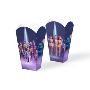 Pack Pochoclera "Guerrera K-Pop" x8 unidades
