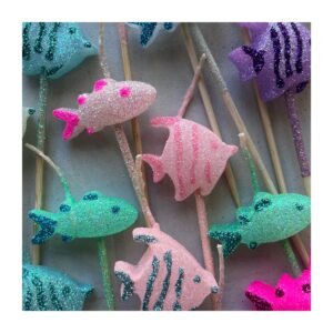Pack Vela forma "Peces” x5 unidades