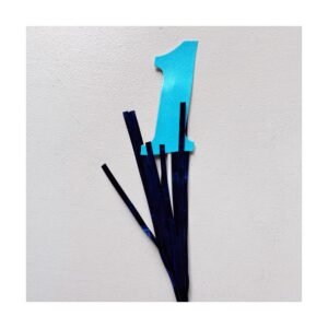 Pinche “1 añito Celeste” x unidad