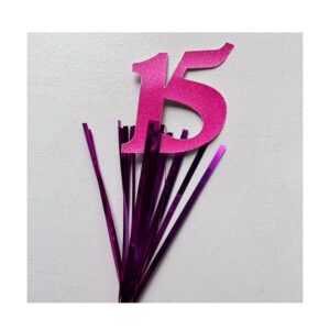 Pinche “15 años Rosa” x unidad