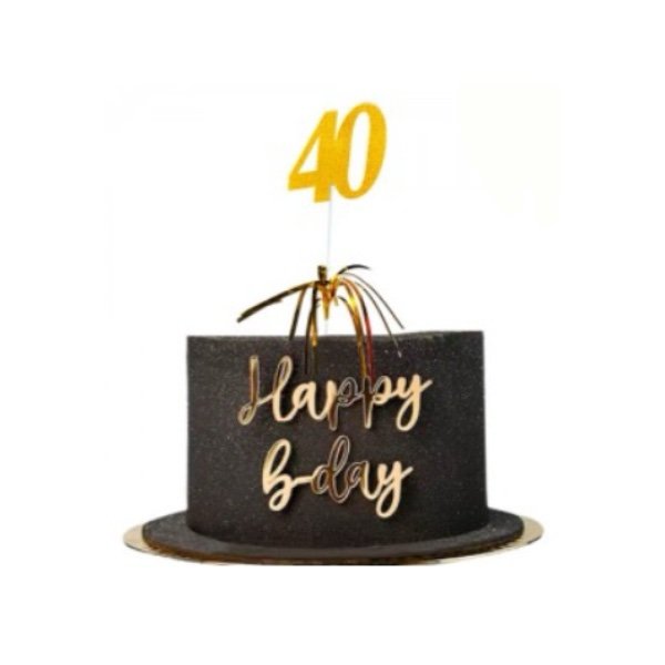 Pinche “40 años Dorado” x unidad - Imagen 2